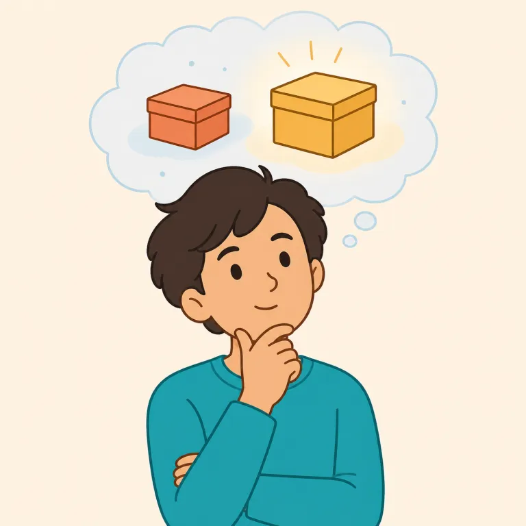 methinks（私は思う・動詞）の覚え方イラスト — think を知っていれば核の意味はそのまま取れる