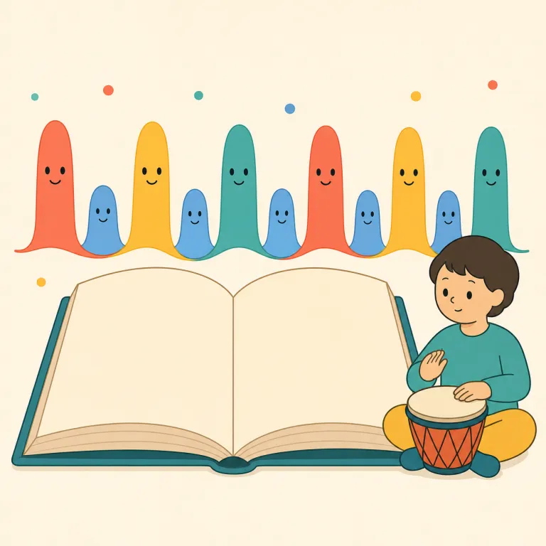 metrical（韻律の・形容詞）の覚え方イラスト — meter を知っていると覚えやすい語