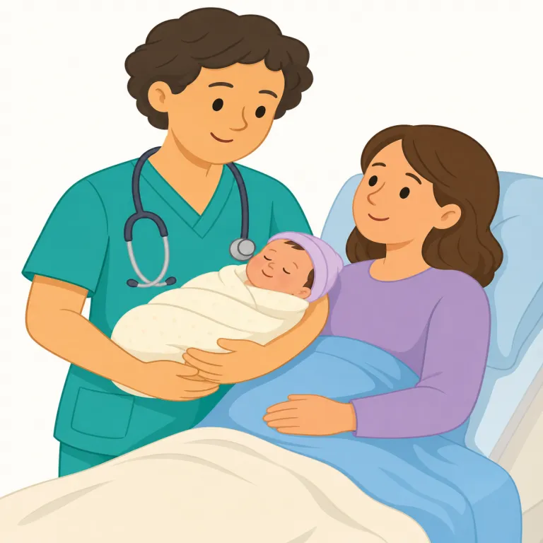 midwifeの覚え方イラスト