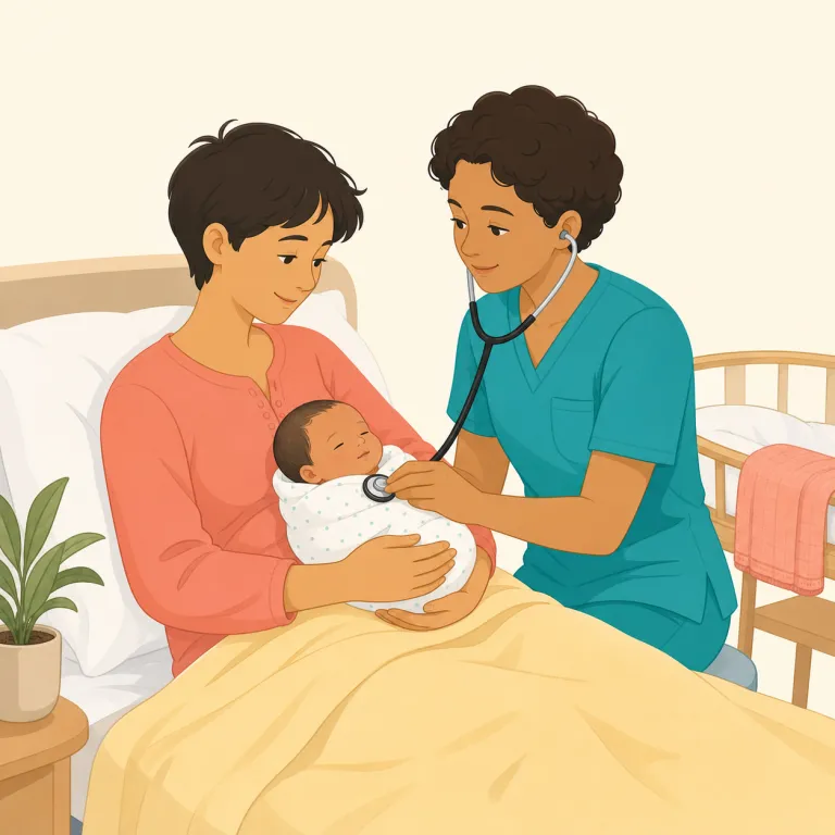 midwifery（助産・名詞）の覚え方イラスト — まず `midwife` をひとまとまりで覚えると楽です