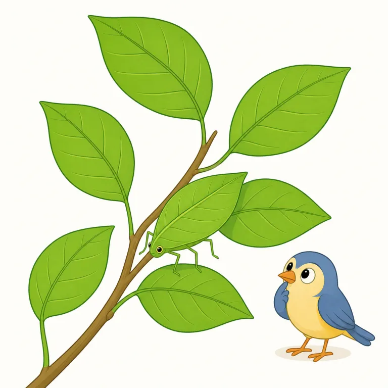 mimicry（擬態・noun）の覚え方イラスト