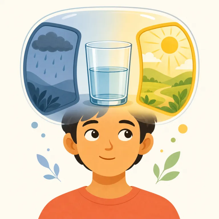 mindset（考え方・名詞）の覚え方イラスト — mind「心・思考」が set「一定の状態に置かれている」と分け、「行動の土台となる固定的な考え方」と覚えると定着しやすいです