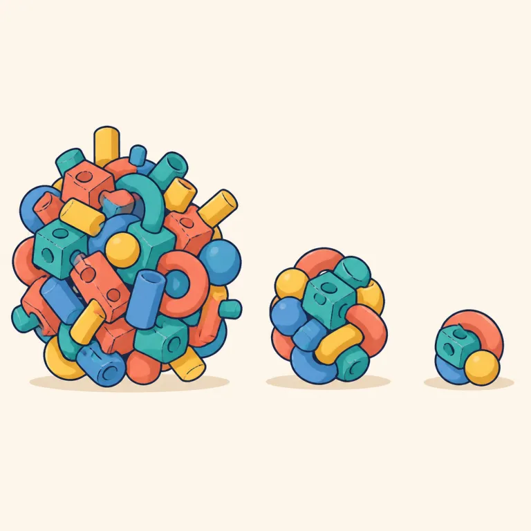 minimization（最小化・名詞）の覚え方イラスト — まず mini「小さい」を核に置くと覚えやすい語です