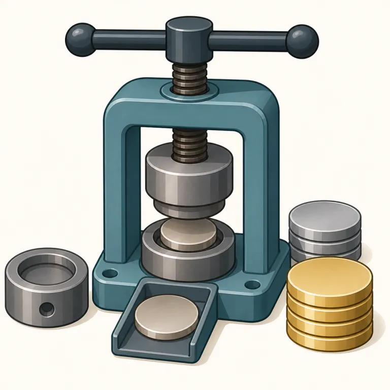 mintage（鋳造・名詞）の覚え方イラスト — mintage は mint をそのまま核に見ると覚えやすいです