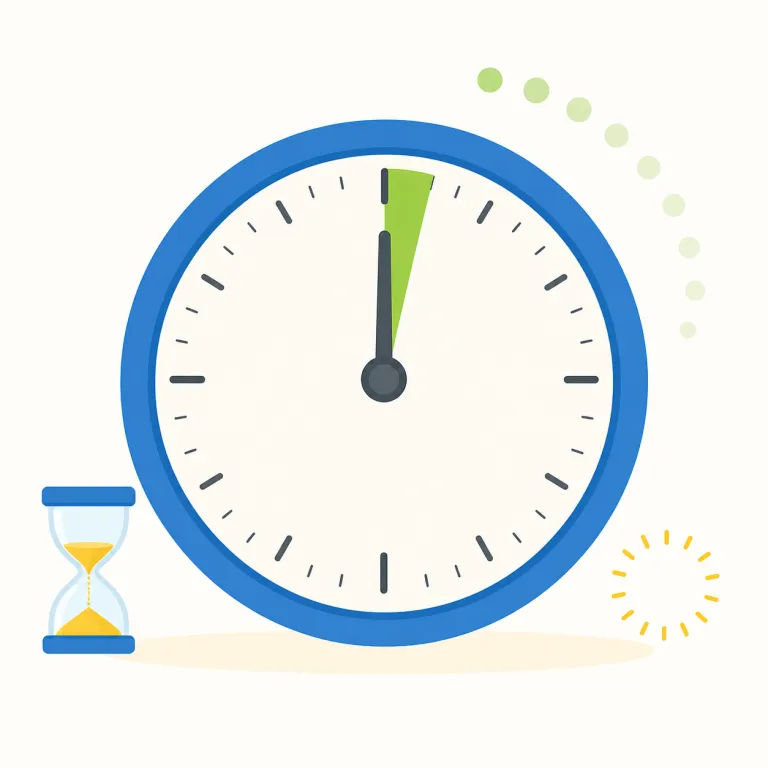 minute（分・名詞）の覚え方イラスト — 名詞の minute は「時計の目盛りを一つ進める単位」として覚えると実用的です