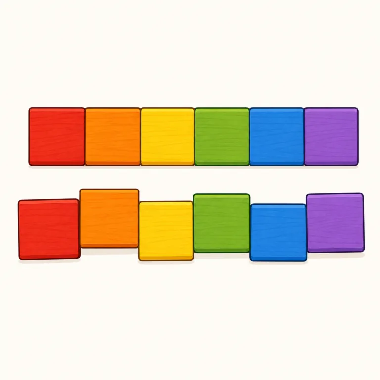 misalignment（ずれ、不一致・名詞）の覚え方イラスト — align＝一直線にそろえる、alignment＝整列・整合を先に押さえると、mis- が付いた misalignment は「そろうべきものがそろっていない状態」と取れる