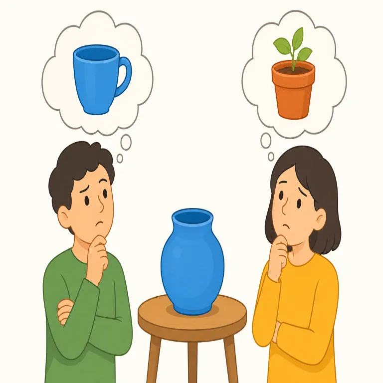 misapprehension（誤解・名詞）の覚え方イラスト — mis- が付くと「誤って」の合図
