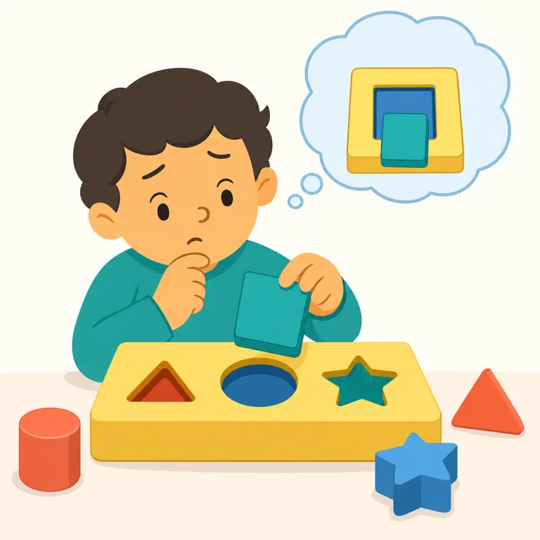 misconceived（見当違いの・形容詞）の覚え方イラスト — `mis-` は「誤って」、`conceive` は「思い描く・考える」