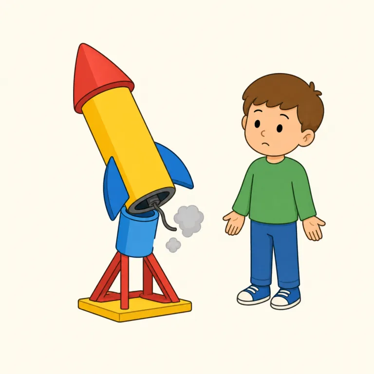 misfire（不発に終わる、失敗する・動詞）の覚え方イラスト — mis- は misunderstand, mistake などと同じく「誤って・うまくいかず」