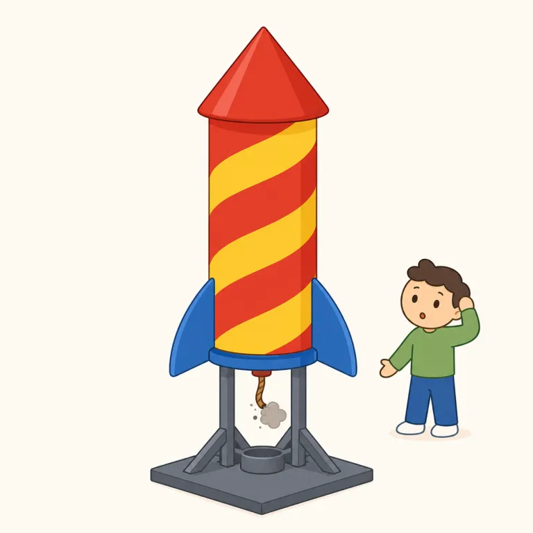 misfired（不発した・形容詞）の覚え方イラスト — mis- は「うまく外れる・誤る」、fire はまず「発射する／火がつく」を思い出すと、misfired は「撃ったのに発射されない」「火がつくはずがつかない」とつながります