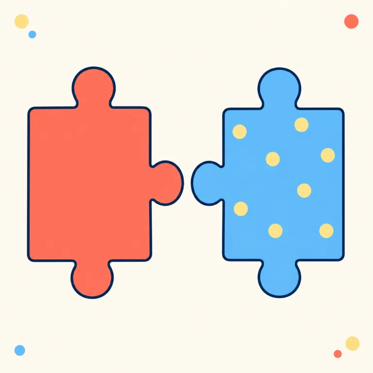 mismatch（不一致・名詞）の覚え方イラスト — match が「合う・一致する」と分かれば、mismatch は mis- が付いて「うまく合わない」と取りやすい