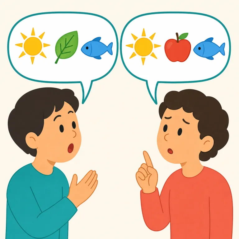 misquote（誤って引用する・動詞）の覚え方イラスト — misquote は mis-「誤って」＋ quote「引用する」から成り、人の発言や文章を不正確に引用する動詞です