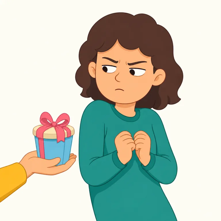 mistrustful（疑い深い・形容詞）の覚え方イラスト — まず知っている語の trust「信頼する」を芯に置くと覚えやすいです