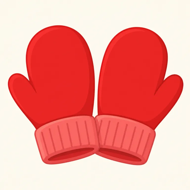 mitten（ミトン・名詞）の覚え方イラスト — mitten は mitt を知っていると覚えやすい語で、「手をひとまとまりで包む」イメージが共通しています