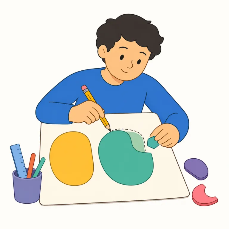 modify（変更する・動詞）の覚え方イラスト — modify は change の仲間ですが、より「目的に合わせて一部を変える」感じで覚えると使いやすい語です