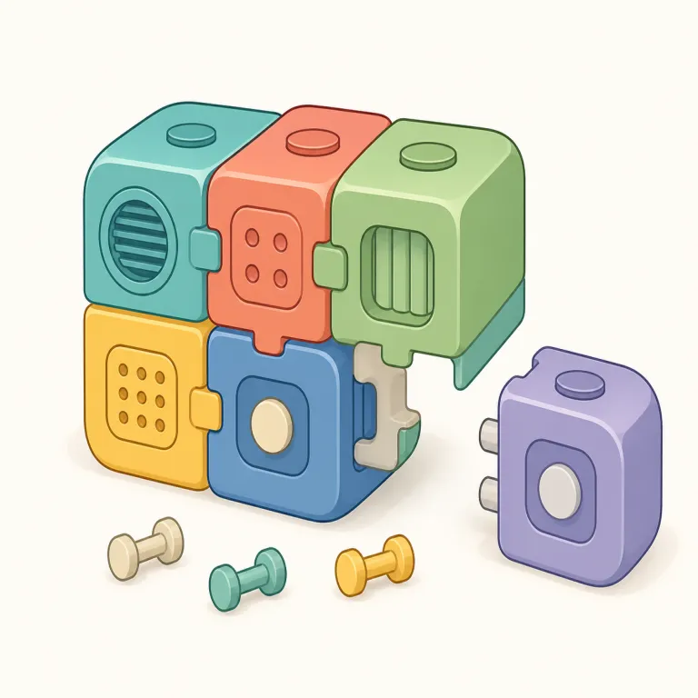 modularity（モジュール性・名詞）の覚え方イラスト — module（部品・モジュール）が分かれば覚えやすい語です
