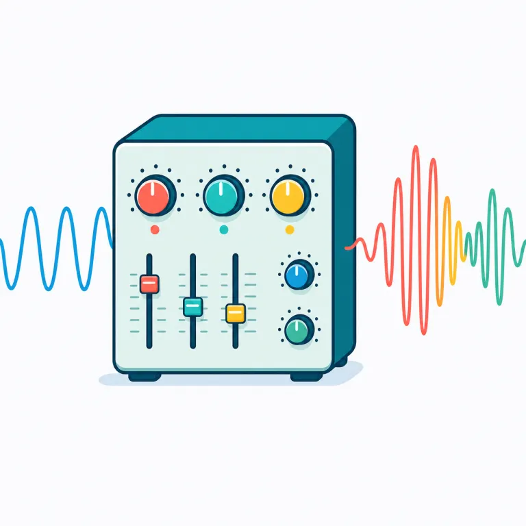 modulator（変調器・名詞）の覚え方イラスト — modulator は modulate するもの、と分解すると覚えやすいです