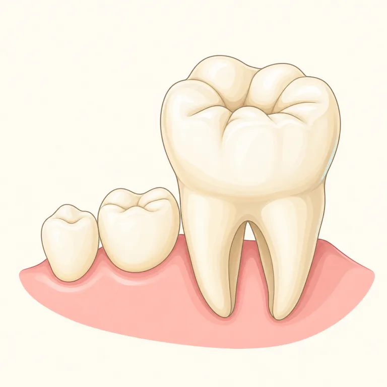 molar（臼歯・名詞）の覚え方イラスト