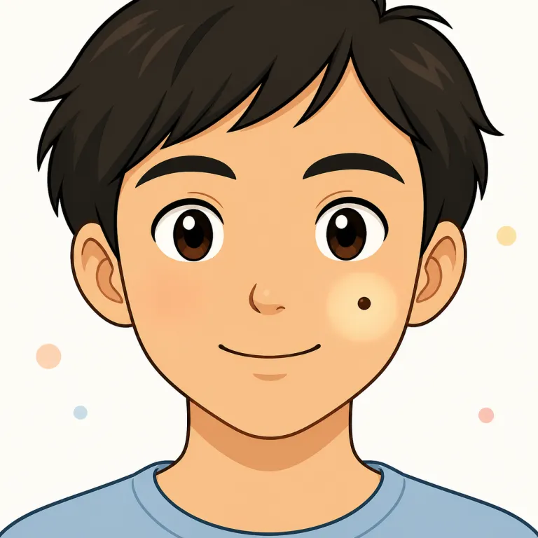 mole（ほくろ・noun）の覚え方イラスト