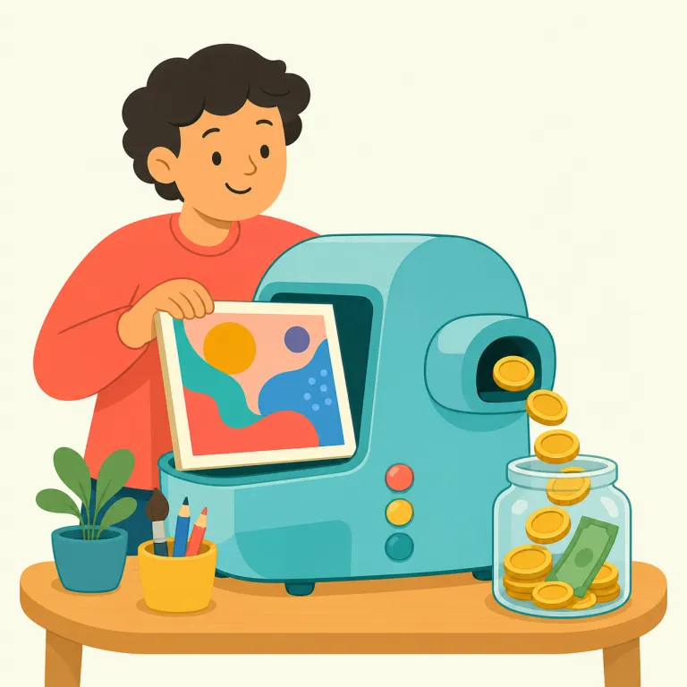 monetise（収益化する・動詞）の覚え方イラスト — money を見抜ければ覚えやすい語