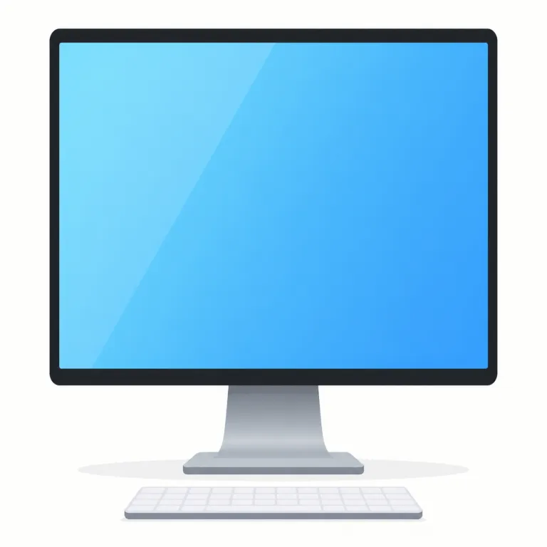 monitor（モニター・名詞）の覚え方イラスト — 日本語の「モニター」とかなり近いが、英語では「確認用の表示装置」という用途まで意識すると自然