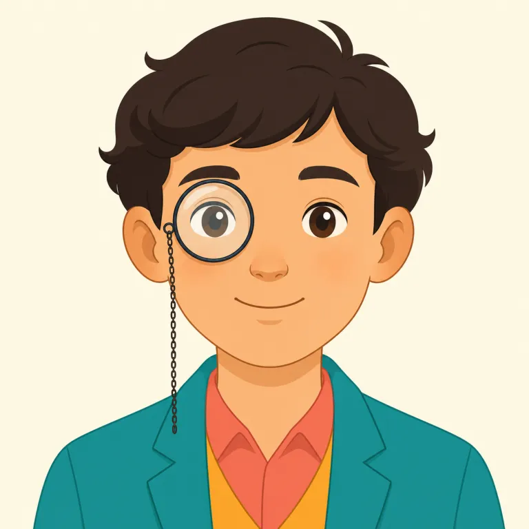 monocle（片眼鏡・名詞）の覚え方イラスト — mono- を見たら「1つ」を思い出すと強い