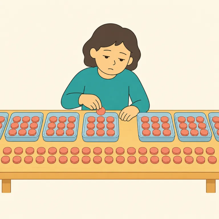 monotonous（単調な・形容詞）の覚え方イラスト — mono- は monorail, monologue などで見かける「1つ・一つだけ」の感覚、tone は「音・調子」