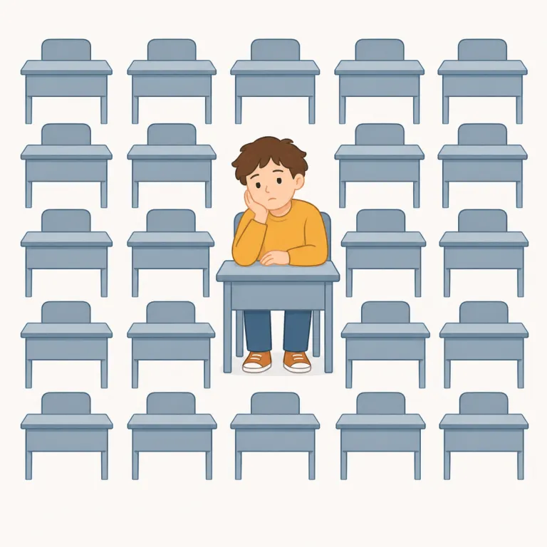 monotony（単調さ・名詞）の覚え方イラスト — このエントリでは monotony を「退屈さ」ではなく、変化や抑揚が乏しい「単調さ」として覚えます