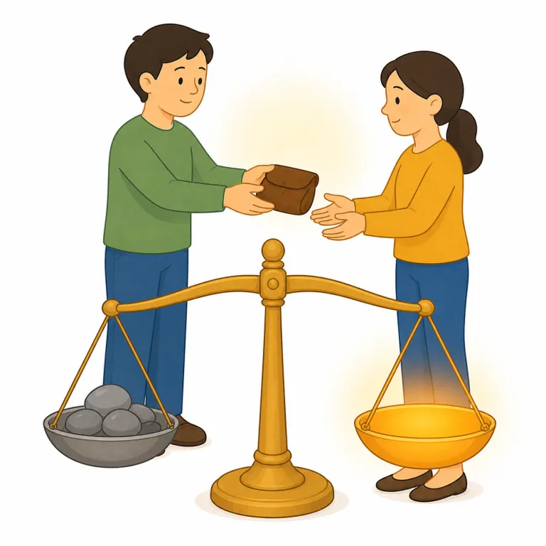 morally（道徳的に・副詞）の覚え方イラスト — morally は moral（道徳的な）に -ly が付いた副詞なので、まず「moral に判断の視点が乗る」と覚えると崩れにくいです