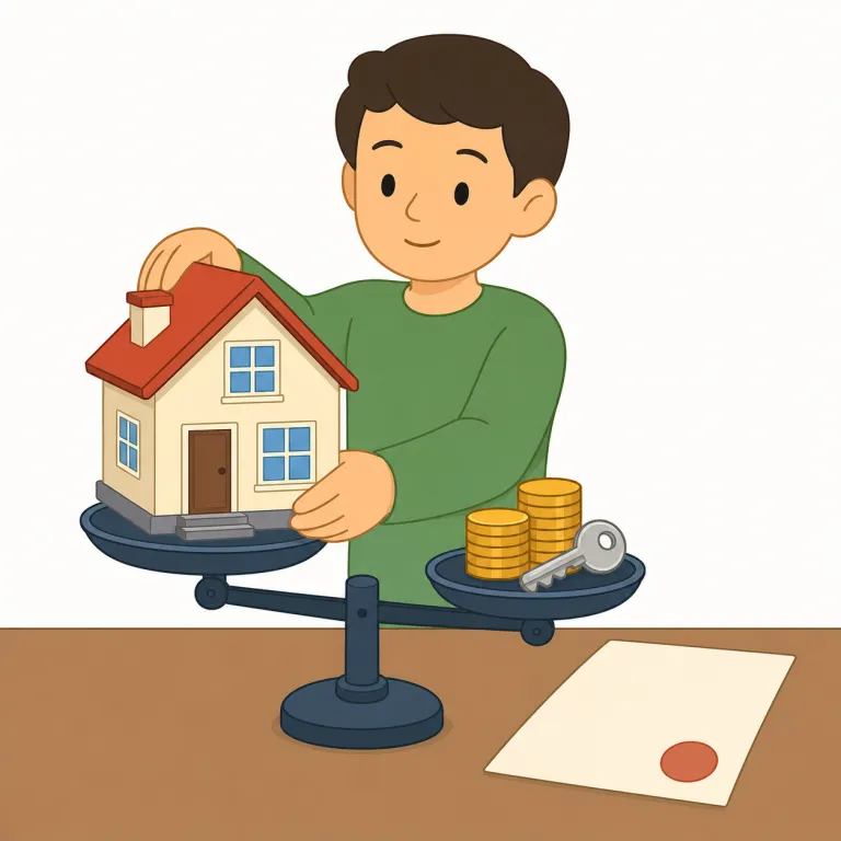 mortgaging（抵当に入れる、担保にする・動詞）の覚え方イラスト — -ing形なので、まず基本形 mortgage を核に覚えるのが近道
