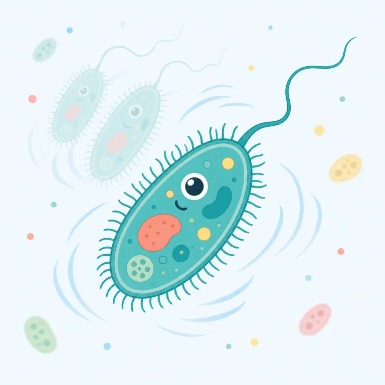 motility（運動性・名詞）の覚え方イラスト — motion や motor を知っていれば、motility はまず「動くこと」と結びつけやすい語