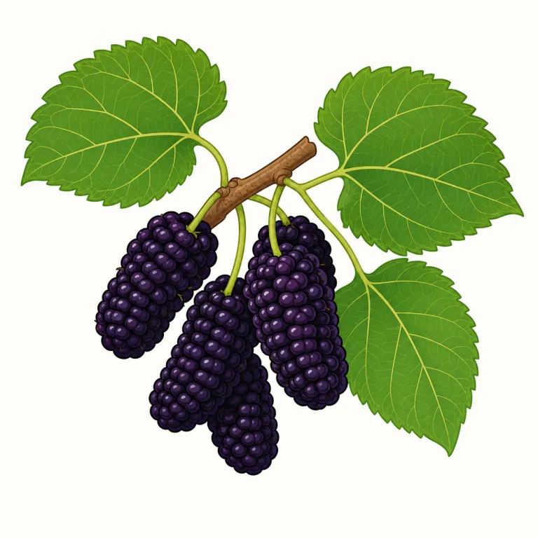 mulberryの覚え方イラスト