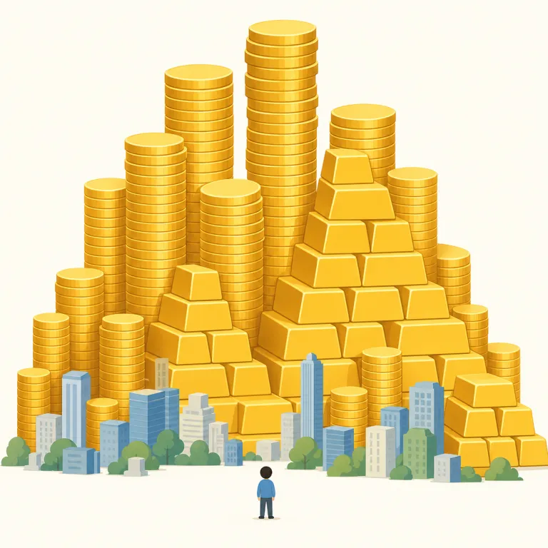 multibillion（数十億の・形容詞）の覚え方イラスト — まず billion が「10億」、multi- が「多くの」と分かれば、multibillion は「10億単位がいくつもある」規模だと取りやすいです