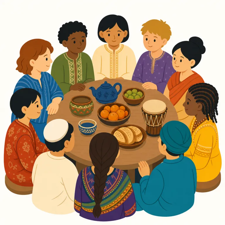 multiculturalの覚え方イラスト