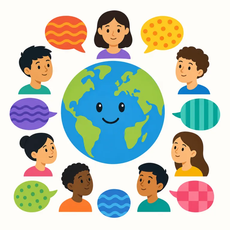multilingualの覚え方イラスト