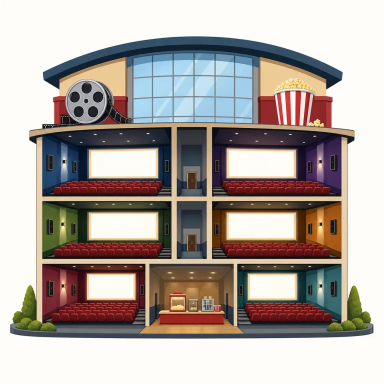multiplex（多重の・形容詞）の覚え方イラスト — multiplex を形容詞で見るときは、「多い」だけでなく「一つの中に重なっている」と読むのがポイントです