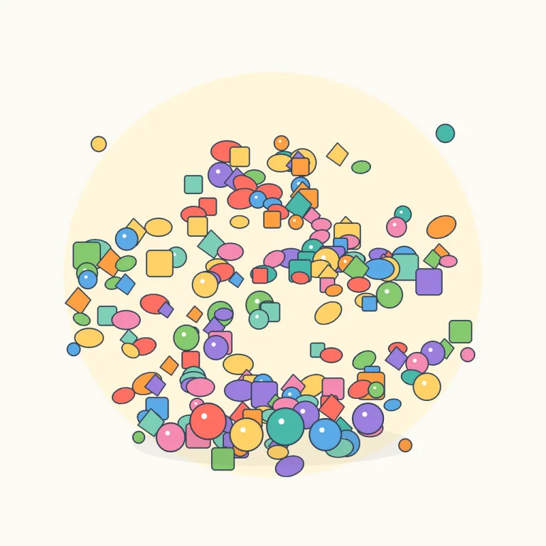 multitude（多数・名詞）の覚え方イラスト — multi- から「多い」をつかみ、multitude を「数や種類が非常に多いこと」を表す名詞として覚える