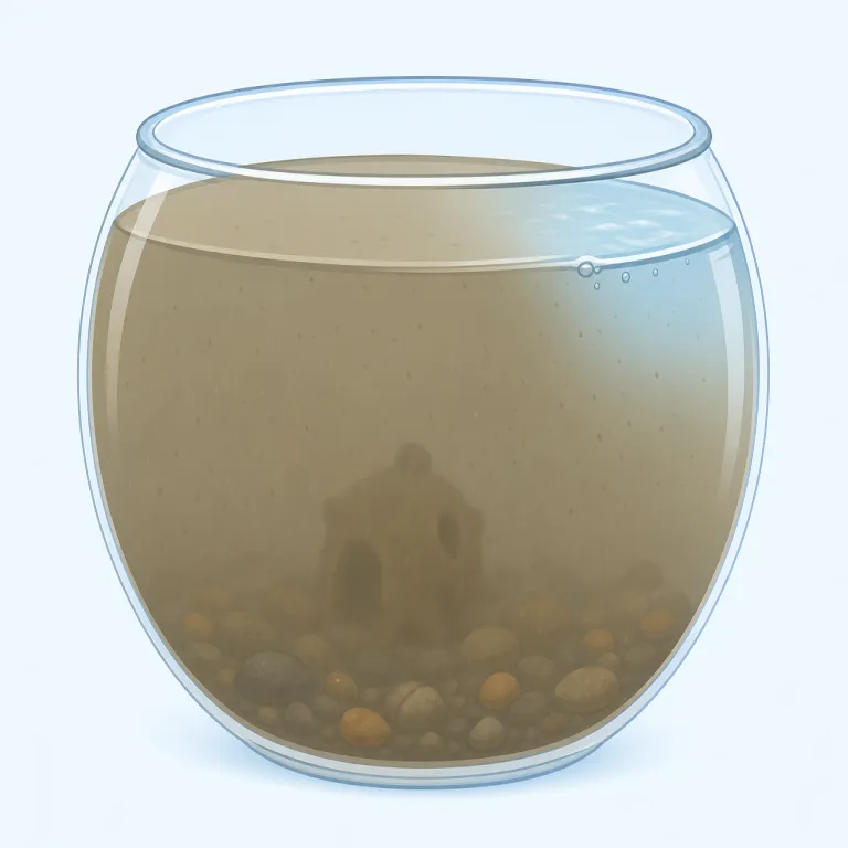 murk（暗がり・名詞）の覚え方イラスト — murky「暗く濁った・はっきりしない」と結びつけると、murk「暗がり」は覚えやすくなります