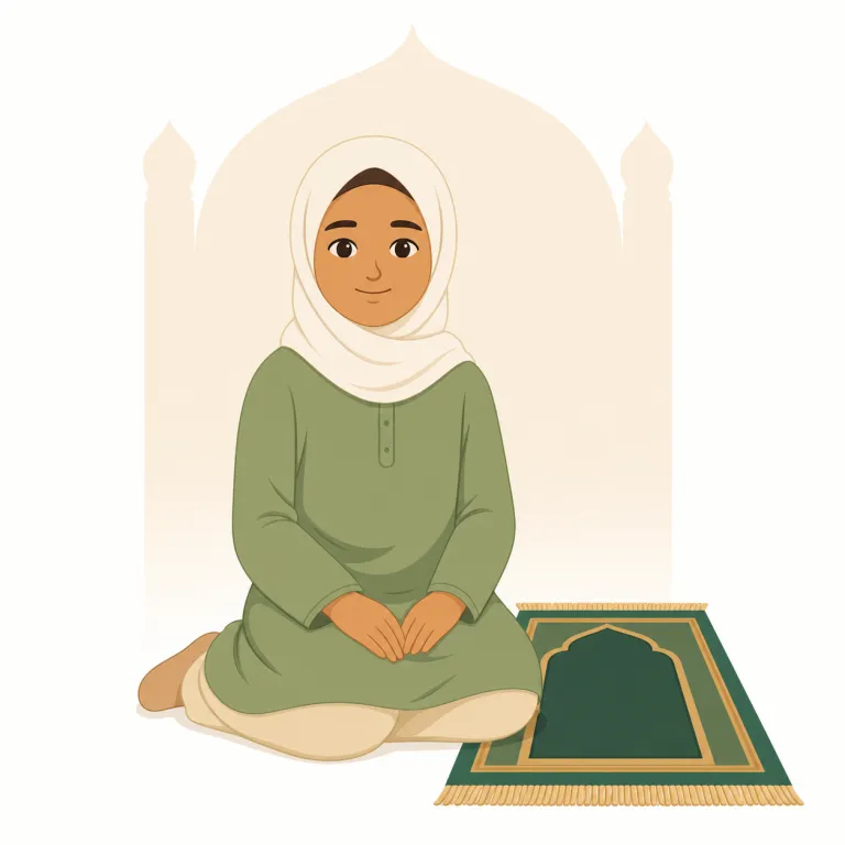 muslim（ムスリム・名詞）の覚え方イラスト — 名詞の Muslim は「宗教そのもの」ではなく「その宗教を信じる人」を表します