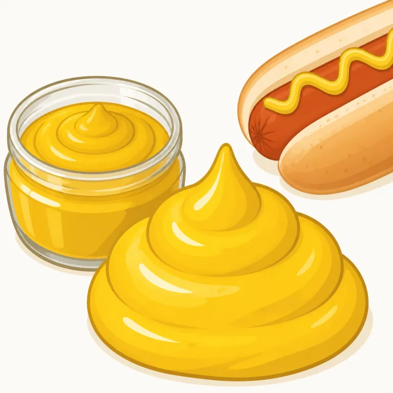 mustard（マスタード・名詞）の覚え方イラスト
