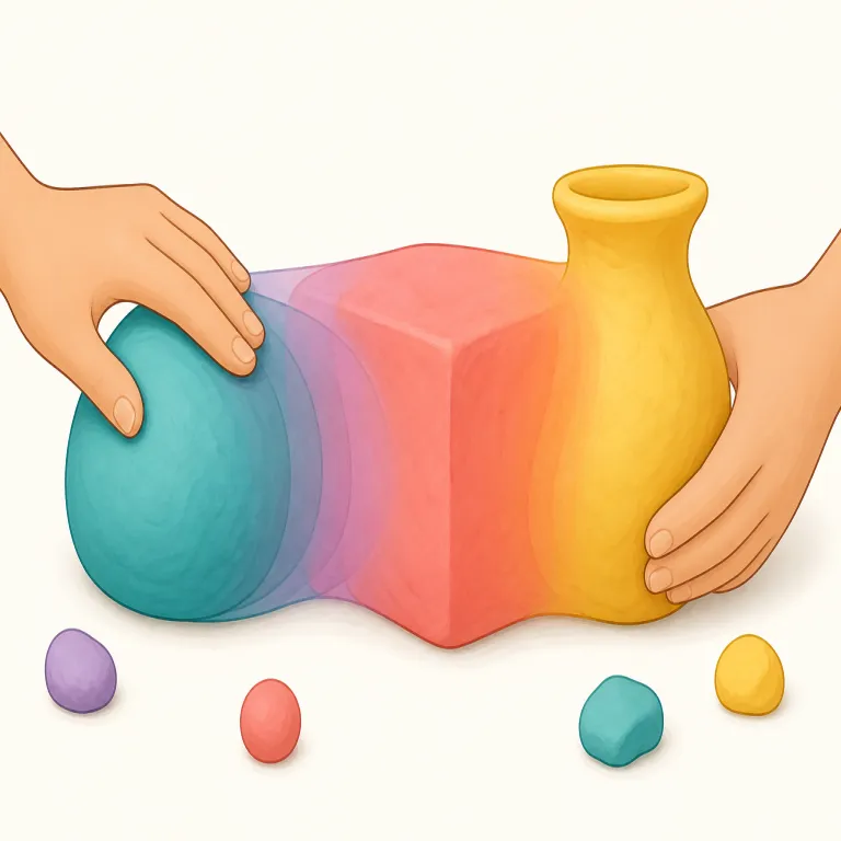 mutable（可変・形容詞）の覚え方イラスト — `mutable` は `mutate`（変化する）や `mutation`（変化・変異）を知っていると覚えやすい語で、「変わる」芯をそのまま持っています