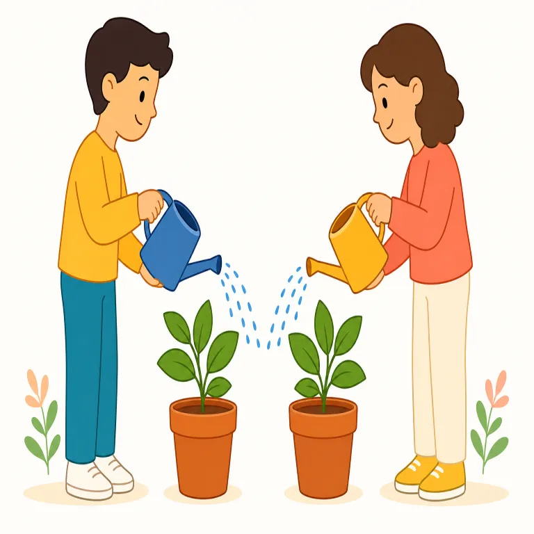mutually（相互に・副詞）の覚え方イラスト — まず `mutual` を知っていれば楽です