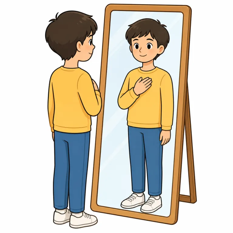 myself（私自身・pronoun）の覚え方イラスト