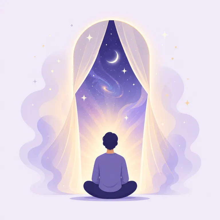 mysticism（神秘主義・名詞）の覚え方イラスト — まず mystery を思い出すと入りやすい語です