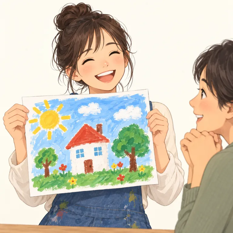 naive（素朴な・adjective）の覚え方イラスト