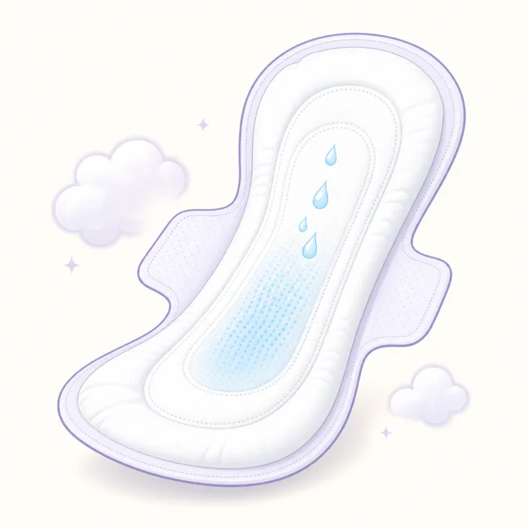 napkin（生理用ナプキン・noun）の覚え方イラスト