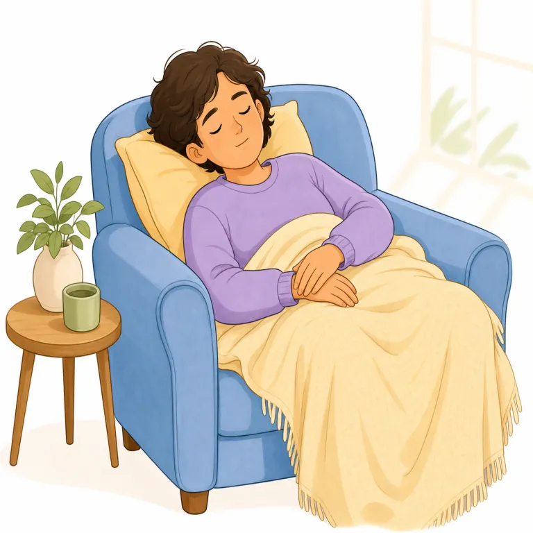napper（昼寝をする人・名詞）の覚え方イラスト — nap が「昼寝・うたた寝」だと押さえ、そこに「〜する人」を作る -er が付いた形と見ると覚えやすいです