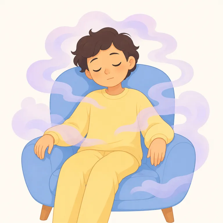narcotic（眠気を誘う・adjective）の覚え方イラスト