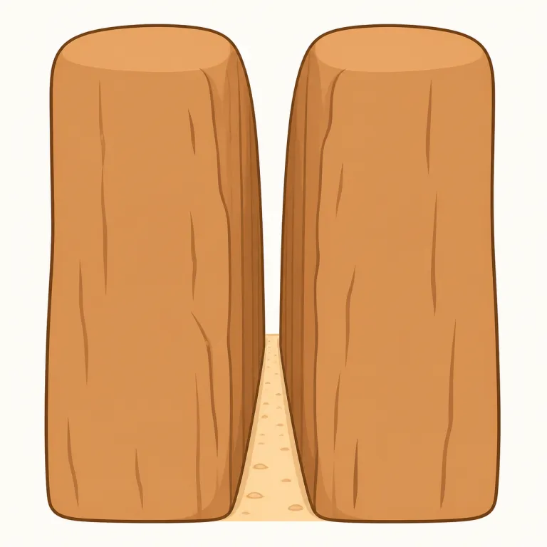 narrow（狭い・形容詞）の覚え方イラスト — narrow は「横に広がる余地が少ない」と押さえると使いやすい語です