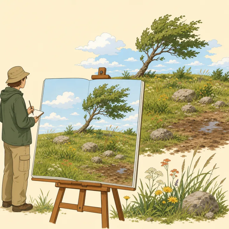 naturalism（自然主義・名詞）の覚え方イラスト — naturalism は natural「自然な・ありのままの」+ -ism「主義」